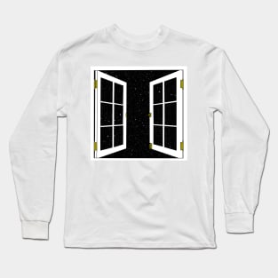 Space Out The Window Long Sleeve T-Shirt